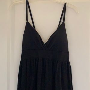 Black Maxi Dress with tie